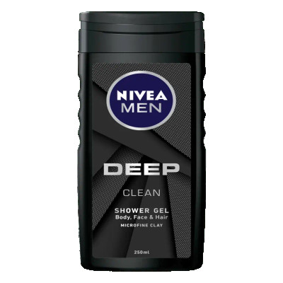 Nivea Men Deep Clean Shower Gel 250ml