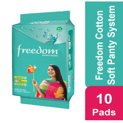 Freedom Sanitary Napkin Panty 10 Pads