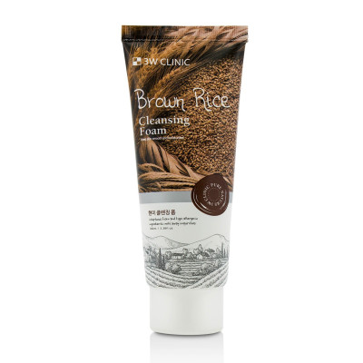 3W Clinic Brown Rice Cleansing  Foam - 100ml