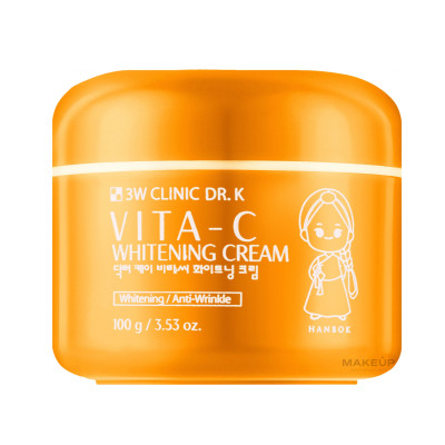 3W Clinic Dr. K VITA-C Whitening Cream - 100gm