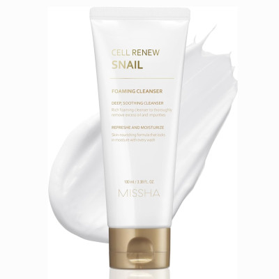 Missha Cell Renew Snail Foaming Cleanser - 100ml