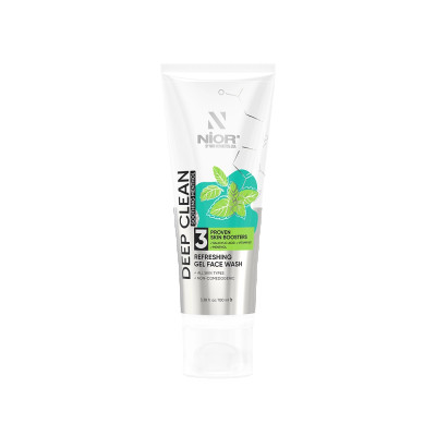 Nior Deep Clean Gel Face Wash Soothing Menthol - 100ml