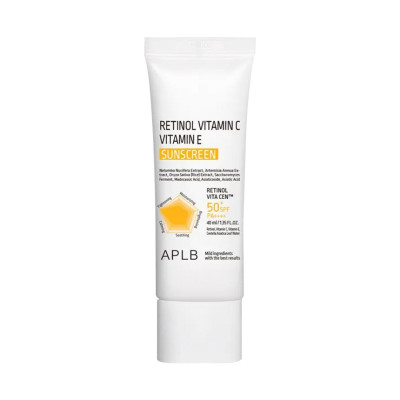 APLB Retinol Vitamin C Vitamin E Sunscreen SPF 50+ PA++++ - 40ml