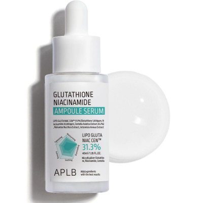 APLB Glutathione 31.3% Niacinamide Ampoule Serum - 40ml