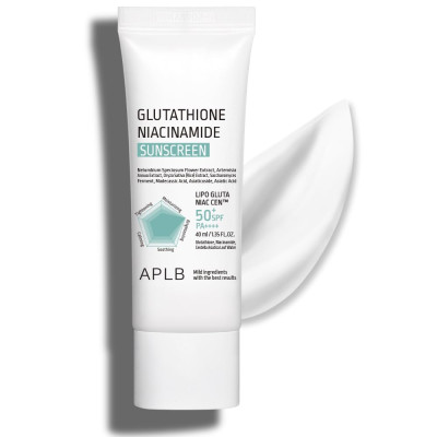 APLB Glutathione Niacinamide SPF 50+ PA++++ Sunscreen - 40ml