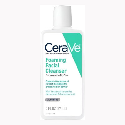 CeraVe Foaming Cleanser For Normal To Oily Skin - 87ml