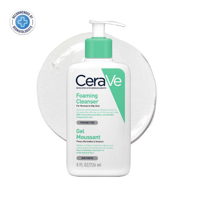CeraVe Foaming Cleanser For Normal To Oily Skin - 236ml