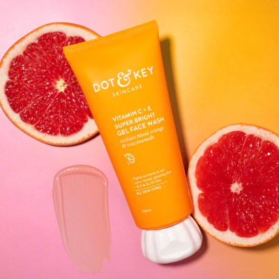 Dot & Key Vitamin C + E Gel Face Wash for Glowing Skin - 100ml