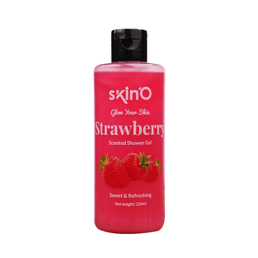 SkinO Glow Your Skin Strawberry Scented Shower Gel - 220ml